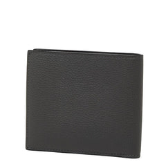 ロエベ アナグラム 二つ折り財布 グレー レザー レディース LOEWE 【中古】