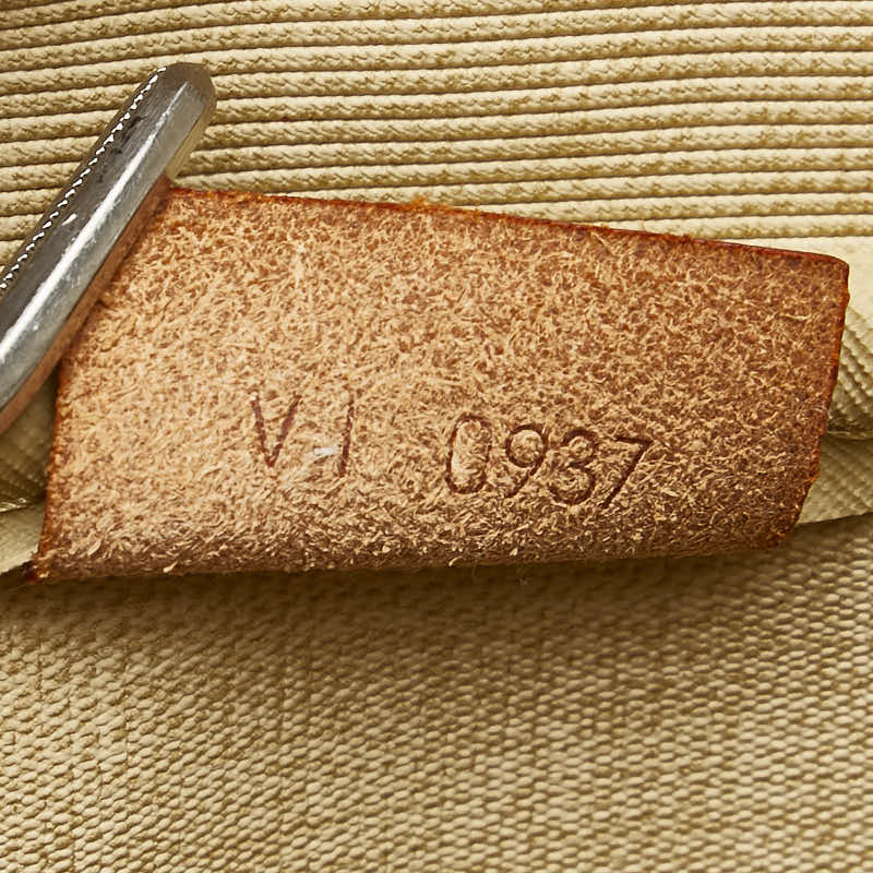 ルイ ヴィトン モノグラム ドーヴィル ハンドバッグ M47270 ブラウン PVC レザー レディース LOUIS VUITTON 【中古】