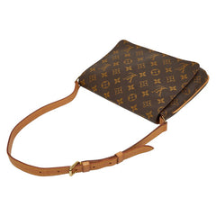 ルイ ヴィトン モノグラム ミュゼット タンゴ ショート ショルダーバッグ M51257 ブラウン PVC レザー レディース LOUIS VUITTON 【中古】