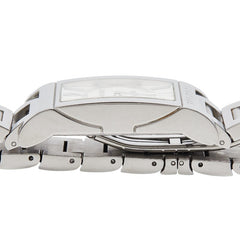 ブルガリ デイト レッタンゴロ 腕時計 RT45S 自動巻き ホワイト文字盤 ステンレススチール メンズ BVLGARI 【中古】