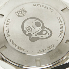 タグホイヤー アクアレーサー キャリバー5 腕時計 WAY2012 自動巻き ブルー文字盤 ステンレススチール メンズ TAG HEUER 【中古】