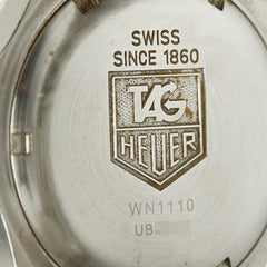 タグホイヤー エクスクルーシブ 腕時計 WN1110 クオーツ ブラック文字盤 ステンレススチール メンズ TAG HEUER 【中古】