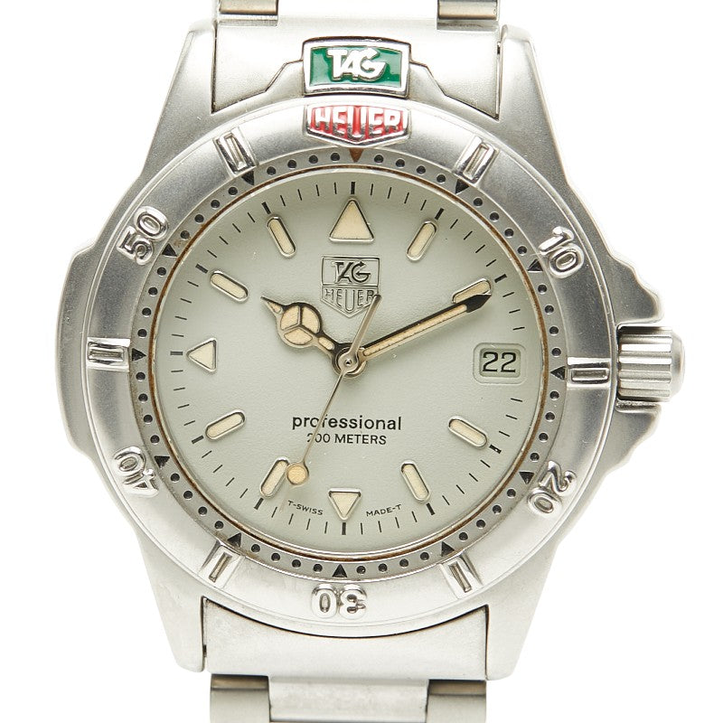タグホイヤー プロフェッショナル 200 腕時計 WF1210-KO クオーツ グレー文字盤 ステンレススチール ユニセックス TAG HEUER 【中古】