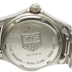 タグホイヤー プロフェッショナル200 腕時計 WE1210-R クオーツ ブラック文字盤 ステンレススチール メンズ TAG HEUER 【中古】