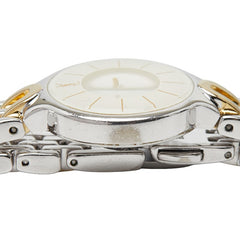 イヴ サンローラン 腕時計 5421-H08070Y 日本製クオーツ ホワイト文字盤 メタル レディース YVES SAINT LAURENT 【中古】