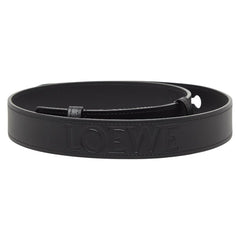 ロエベ ベルト 75・30 ブラック レザー レディース LOEWE 【中古】