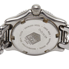 タグホイヤー プロフェッショナル 腕時計 WG1412-0 クオーツ ホワイト文字盤 ステンレススチール レディース TAG HEUER 【中古】