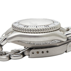 タグホイヤー 200 METERS プロフェッショナル 腕時計 WG1412-0 スイス製クオーツ ホワイト文字盤 ステンレススチール レディース TAG HEUER 【中古】