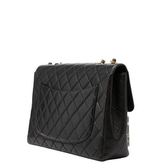 シャネル マトラッセ チェーン ショルダーバック ブラック ゴールド金具 ラムスキン レディース CHANEL 【中古】