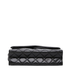 シャネル マトラッセ フリンジ ショルダー バッグ ブラック ゴールド金具 ラムスキン レディース CHANEL 【中古】