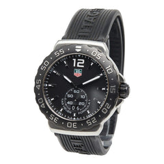 タグホイヤー フォーミュラー1 腕時計 WAU1110 クオーツ ブラック文字盤 ステンレススチール ラバー メンズ TAG HEUER 【中古】