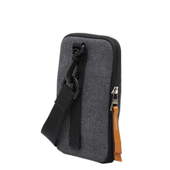 ロエベ ネックポーチ EYE NATURE CASE ショルダーバッグ ポーチ グレー ブラック ライトイエロー キャンバス レディース LOEWE 【中古】