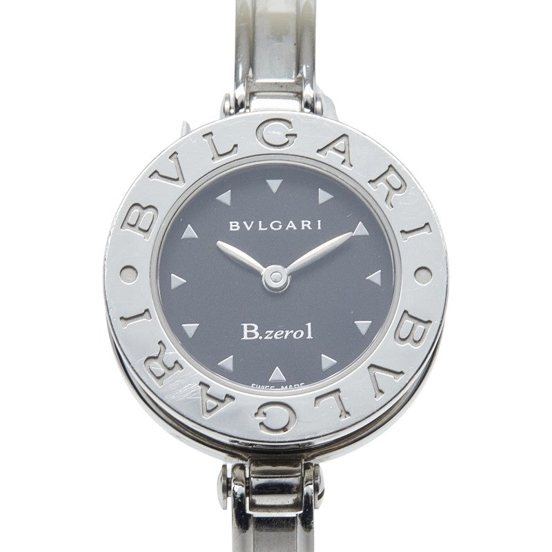 ブルガリ ビーゼロワン Bzero1 腕時計 BZ22S クオーツ ブラック文字盤 ステンレススチール レディース BVLGARI 【中古】