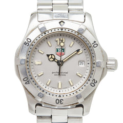 タグホイヤー プロフェッショナル 腕時計 WK1312 クオーツ シルバー文字盤 ステンレススチール レディース TAG HEUER 【中古】