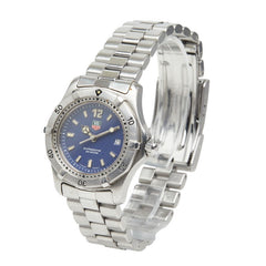 タグホイヤー プロフェッショナル 腕時計 WK1313 クオーツ ブルー文字盤 ステンレススチール レディース TAG HEUER 【中古】