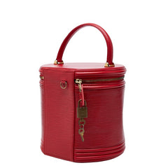 ルイ ヴィトン エピ カンヌ ハンドバッグ バニティバッグ M48037 カスティリアンレッド レザー レディース LOUIS VUITTON 【中古】
