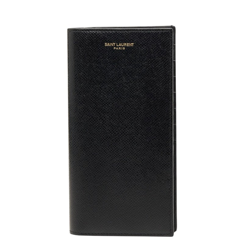 サンローラン コンチネンタルウォレット 長財布 396308 ブラック レザー メンズ SAINT LAURENT 【中古】