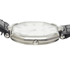ディオール 腕時計 D45-100 クオーツ ホワイト文字盤 ステンレススチール レザー メンズ Dior 【中古】