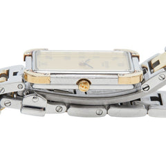 エルメス クロアジュール 腕時計 CR1.220 クオーツ ゴールド文字盤 ステンレススチール レディース HERMES 【中古】