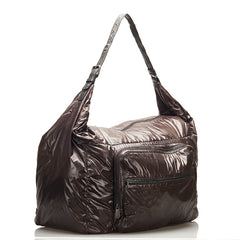 ボッテガヴェネタ スピンネーカー ワンショルダーバッグ 244903 ブラウン ナイロン レザー メンズ BOTTEGAVENETA 【中古】
