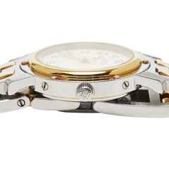エルメス クリッパー 腕時計 CL4.220 クオーツ ベージュ文字盤 ステンレススチール レディース HERMES 【中古】