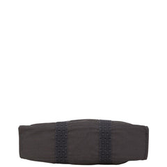 エルメス エールラインMM トートバッグ グレー キャンバス レディース HERMES 【中古】