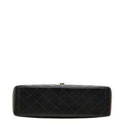 シャネル ココマーク マトラッセ チェーン ショルダーバッグ ブラック ラムスキン レディース CHANEL 中古