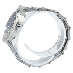 ブルガリ ディアゴノ スポーツ 腕時計 LCV29S 自動巻き ブラック文字盤 ステンレススチール レディース BVLGARI 【中古】