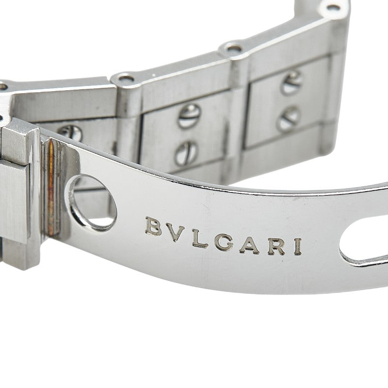 ブルガリ ディアゴノ スポーツ 腕時計 LCV29S 自動巻き ブラック文字盤 ステンレススチール レディース BVLGARI 【中古】