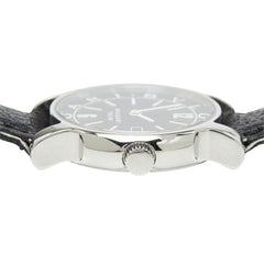 ブルガリ ソロテンポ 腕時計 ST29S クオーツ ブラック文字盤 ステンレススチール レザー レディース BVLGARI 中古