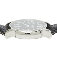 ブルガリ ソロテンポ 腕時計 ST29S クオーツ ブラック文字盤 ステンレススチール レザー レディース BVLGARI 中古