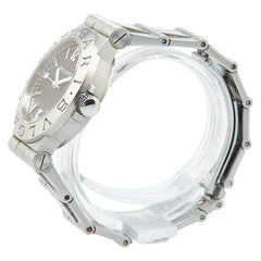 ブルガリ ディアゴノスポーツ 腕時計 LCV29S クオーツ ブラック文字盤 ステンレススチール レディース BVLGARI 【中古】