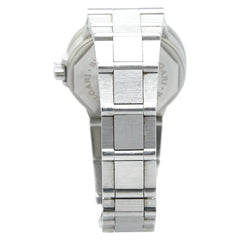ブルガリ ディアゴノスポーツ 腕時計 LCV29S クオーツ ブラック文字盤 ステンレススチール レディース BVLGARI 【中古】