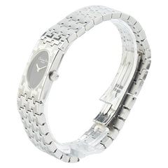 ディオール ミスディオール 腕時計 D70-100 クオーツ ブラック文字盤 ステンレススチール レディース Dior 【中古】