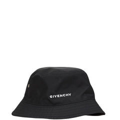 ジバンシー ブランドロゴ バケットハット サイズ:58 ブラック ナイロン メンズ Givenchy 【中古】
