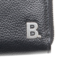バレンシアガ Bロゴ 長財布 ブラック レザー レディース BALENCIAGA 【中古】