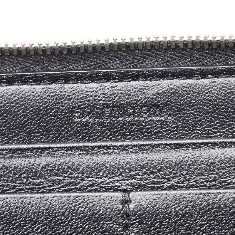 バレンシアガ Bロゴ 長財布 ブラック レザー レディース BALENCIAGA 【中古】