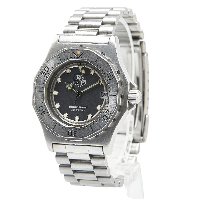 タグホイヤー 3000シリーズ 腕時計 932.213 クオーツ グレー文字盤 ステンレススチール レディース TAG HEUER 【中古】