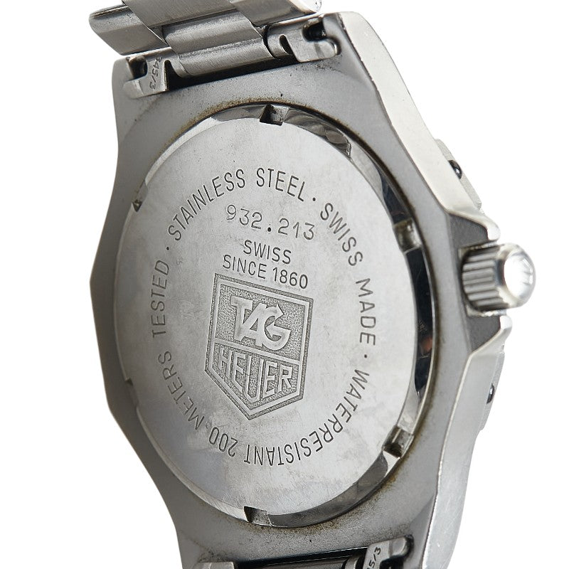 タグホイヤー 3000シリーズ 腕時計 932.213 クオーツ グレー文字盤 ステンレススチール レディース TAG HEUER 【中古】