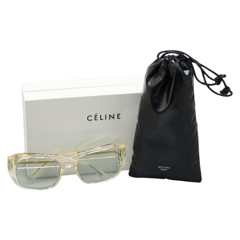 セリーヌ サングラス CL40049I クリア ゴールド プラスチック レディース CELINE 【中古】