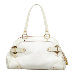 ルイ ヴィトン スハリ ル ラディウ ハンドバッグ M95624 ブロン アイボリー レザー レディース LOUIS VUITTON 【中古】