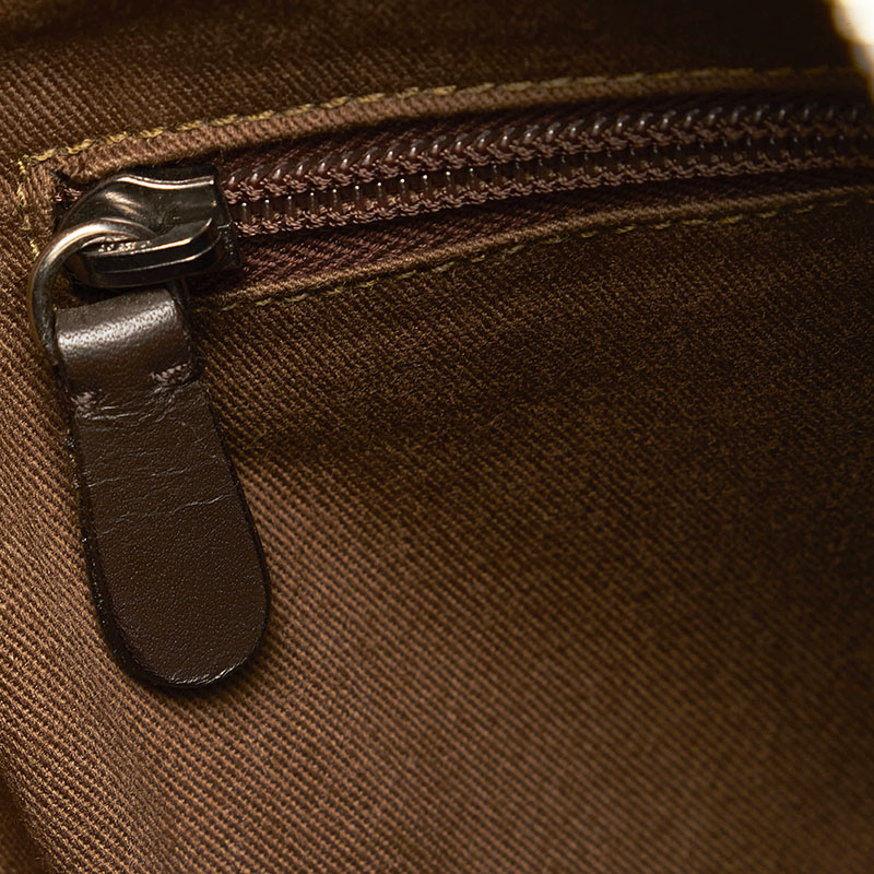 ダンヒル ボストンバッグ ショルダーバッグ 2WAY ブラウン キャンバス レザー レディース Dunhill 【中古】