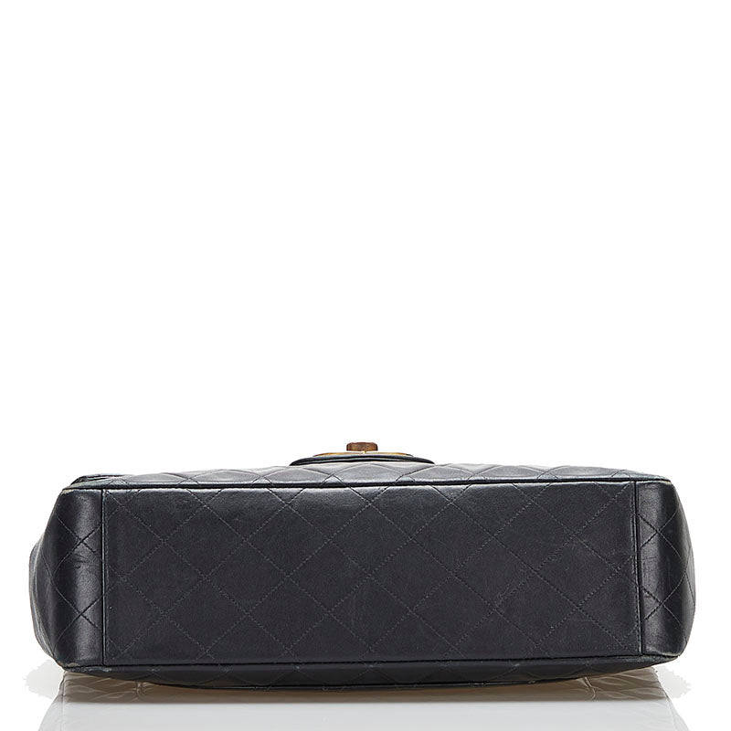 シャネル マトラッセ 34 斜め掛け チェーン ショルダーバッグ トートバッグ ブラック ゴールド ラムスキン レディース CHANEL 【中古】