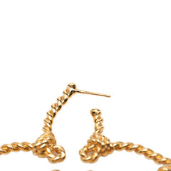 ルイ ヴィトン ノーティカル モノグラムフラワー フープピアス M01848 ゴールド メッキ レディース LOUIS VUITTON 中古