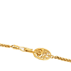 シャネル ココマーク ヴィンテージ ロング チェーン ネックレス 95A ゴールド メッキ レディース CHANEL 【中古】