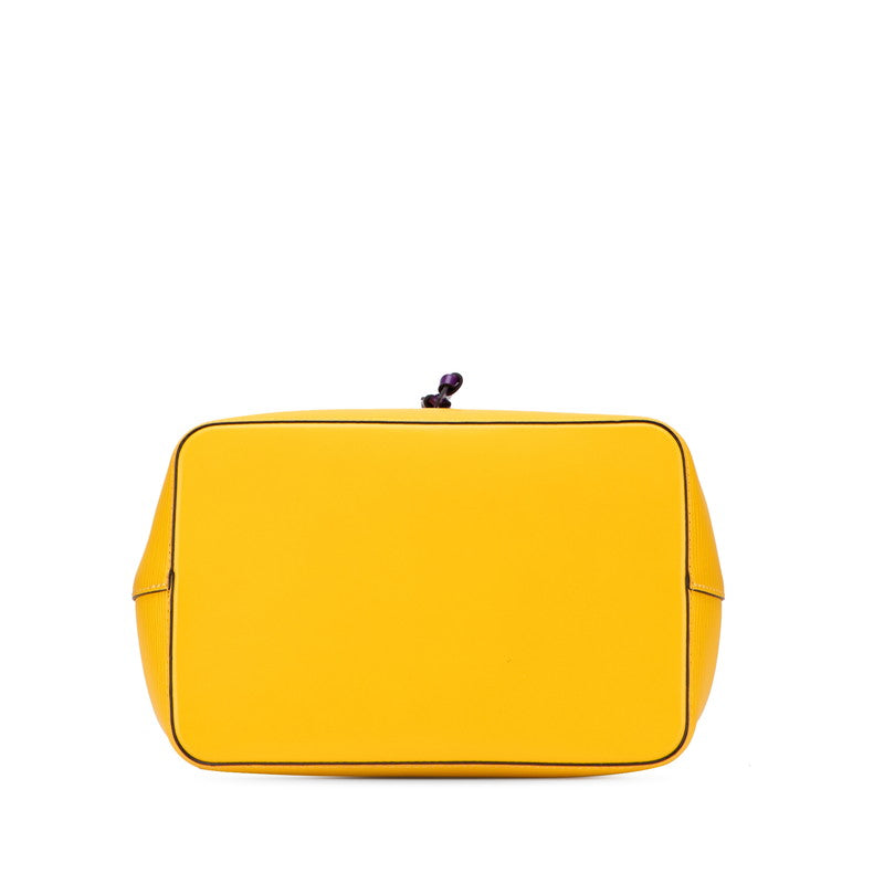 ルイ ヴィトン エピ ネオノエ ハンドバッグ ショルダーバッグ 2WAY M54369 イエロー パープル レザー レディース LOUIS VUITTON 【中古】