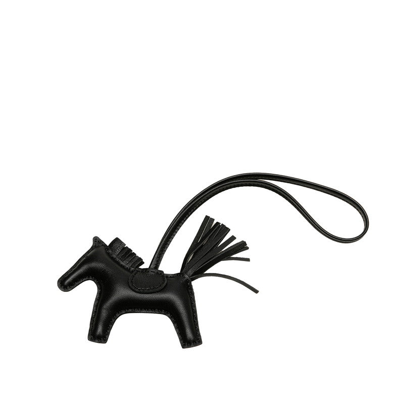 エルメス ロデオ ペガサスPM バッグチャーム ソーブラック アニョーミロ レディース HERMES 【中古】