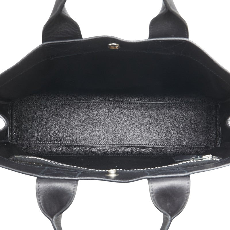 エルメス フールトゥPM ハンドバッグ ブラック エバーカーフ レディース HERMES 【中古】