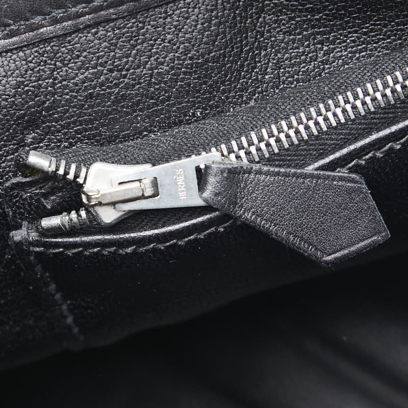 エルメス フールトゥPM ハンドバッグ ブラック エバーカーフ レディース HERMES 【中古】