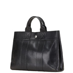 エルメス フールトゥPM ハンドバッグ ブラック エバーカーフ レディース HERMES 【中古】